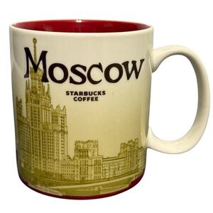 Starbucks Moscow, Russia Global Icon Collection Series Mug 16 Oz. 2012 Rare Cup